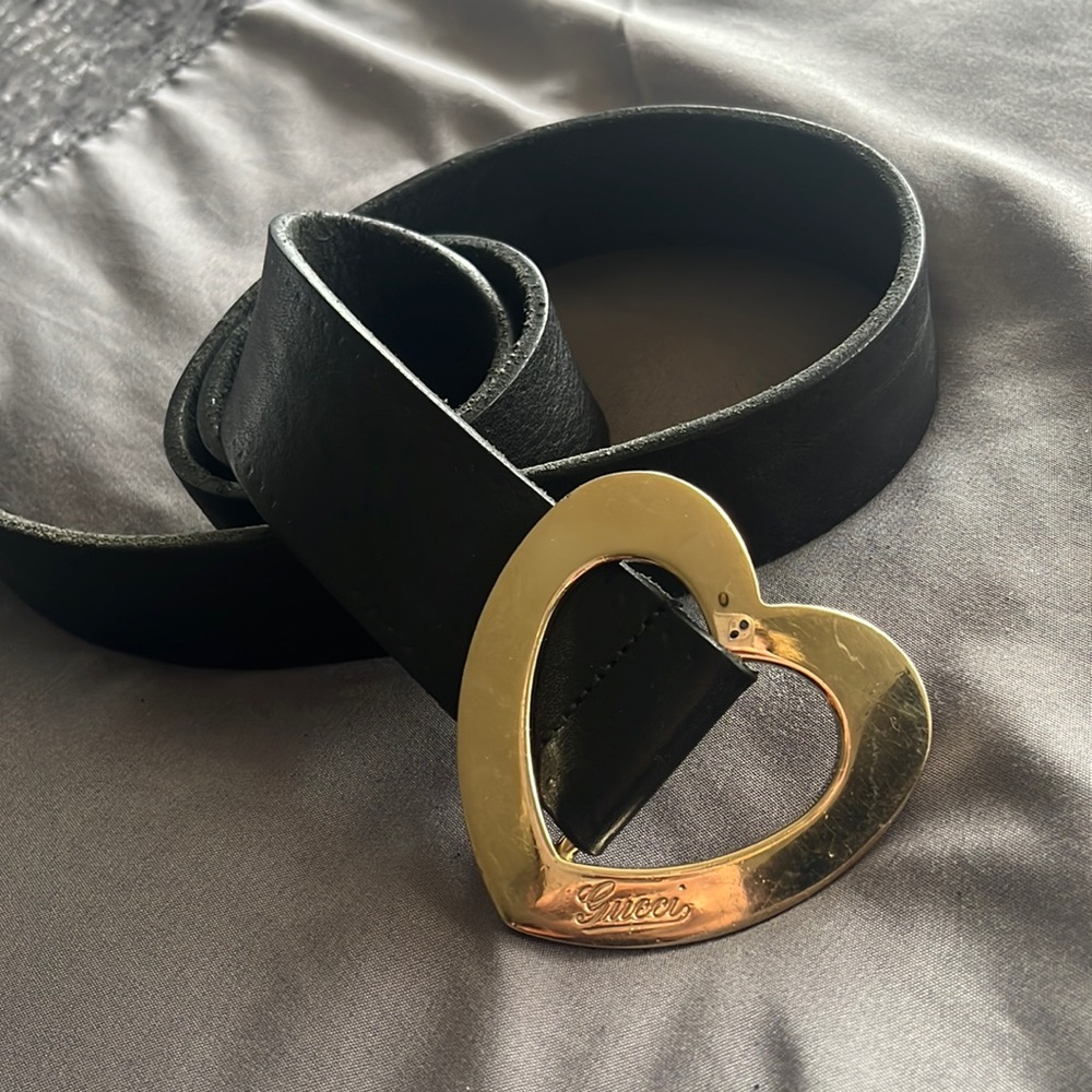 Gucci Heart Belt size 90/36